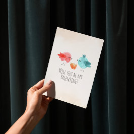 Word je mijn Valentijn Feestdagenkaart