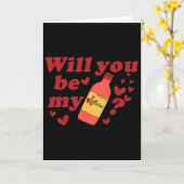 Word je mijn Valentijn Kaart (Gele Bloem)