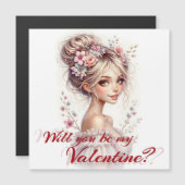Word je mijn Valentijn – Romantische Kunstprint (Voorkant / Achterkant)