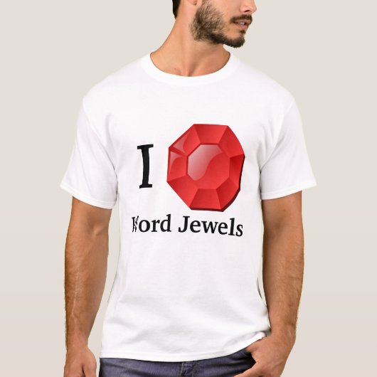Word Jewels T-shirt (Voorkant)