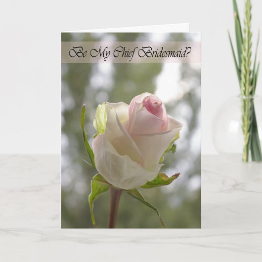 Word jij mijn belangrijkste bruidsmeisje uitnodigi (Voorkant)