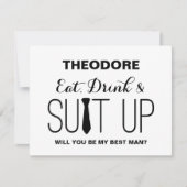 Word jij mijn beste ?? | bruidegom kaart (Voorkant)