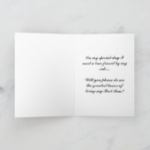 Word jij mijn beste man? Best Man aanvraag. (Binnen)