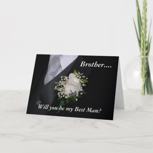 Word jij mijn beste man broer? (Voorkant)