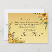 Word jij mijn beste man? goudgeel (Voorkant)