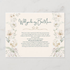 Word jij mijn beste man? - Voorstel Briefkaart