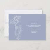 Word jij mijn Bloemenmeisje Periwinkle Flowers (Achterkant)