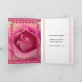 Word jij mijn Bloemenmeisje? roze jurk (Binnen)