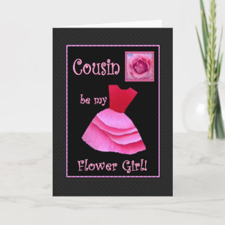 Word jij mijn Bloemenmeisje? Roze jurk en Roos