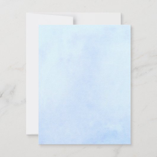 Word jij mijn bruidegom? Blue Peony-Kaart (Achterkant)