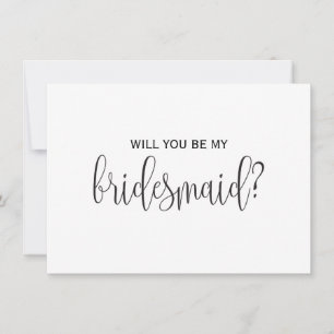 word jij mijn bruidmaid? notitiekaartje