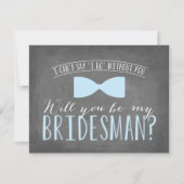 Word jij mijn bruidsman? kaart (Voorkant)
