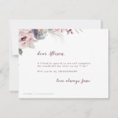 Word jij mijn bruidsmeisje boho floral? kaart (Achterkant)