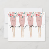 Word jij mijn bruidsmeisje? | bruidsmeisje Kaart (Voorkant)