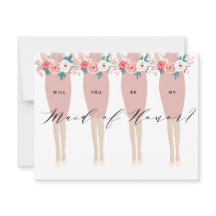 Word jij mijn bruidsmeisje? | bruidsmeisje Kaart