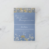 Word jij mijn bruidsmeisje? Daisy Floral Bridal Kaart (Binnen)