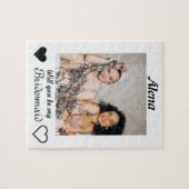 Word jij mijn bruidsmeisje foto? legpuzzel (Horizontaal)