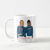 Word jij mijn bruidsmeisje Jean Jacket Mok? Koffiemok (Links)