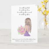 Word Jij Mijn Bruidsmeisje? Kaart (Gele Bloem)