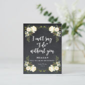 Word jij mijn bruidsmeisje kaart boho floral? (Staand voorkant)