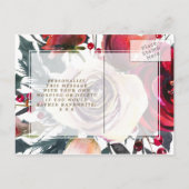 Word jij mijn bruidsmeisje kaart winterrood? (Achterkant)