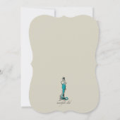 Word jij mijn bruidsmeisje Kaarten (Blauwgroen) (Achterkant)