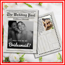 Word jij mijn bruidsmeisje  krant?