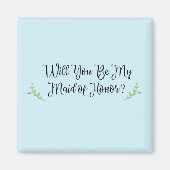 Word jij mijn bruidsmeisje? Magneet (Voorkant)