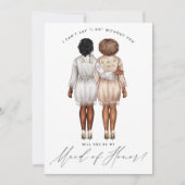 Word jij mijn bruidsmeisje? Meisjes in Robes V3 Kaart (Voorkant)