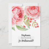 Word jij mijn bruidsmeisje? Uitnodiging Kaart (Voorkant)