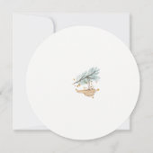 Word jij mijn bruidsmeisje winter moderne takken? kaart (Achterkant)