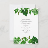 Word jij mijn bruidsmeisje Woodland Cali Green Whi Kaart (Achterkant)