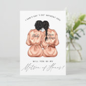 Word jij mijn Ereheer? Meisjes in zijde Kaart (Staand voorkant)