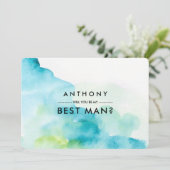 Word jij mijn getuige? Moderne Waterverf Kaart (Staand voorkant)