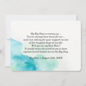 Word jij mijn getuige? Moderne Waterverf Kaart (Achterkant)