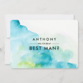 Word jij mijn getuige? Moderne Waterverf Kaart (Voorkant)