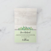 Word jij mijn getuige? Rustiek hout botanisch Kaart (Binnen)