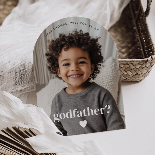 Word jij mijn Godfather-fotovoorstel? Kaart