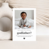 Word jij mijn Godfather-fotovoorstel? Kaart