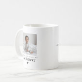 Word jij mijn Godfather-fotovoorstel? Koffiemok (Voorkant links)