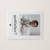 Word jij mijn Godfather-fotovoorstel? Legpuzzel (Horizontaal)