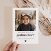 Word jij mijn Godmother Fotovoorstel? Kaart