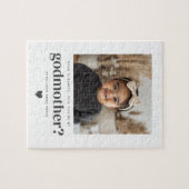 Word jij mijn Godmother Fotovoorstel? Legpuzzel (Horizontaal)