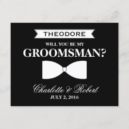 Word jij mijn Groomsman? | bruidegom Kaart