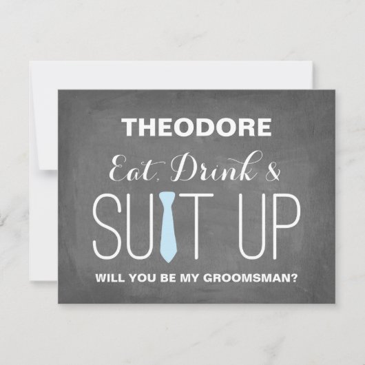 Word jij mijn Groomsman ? | Groomsmen Kaart (Voorkant)