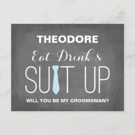 Word jij mijn Groomsman ? | Groomsmen Kaart