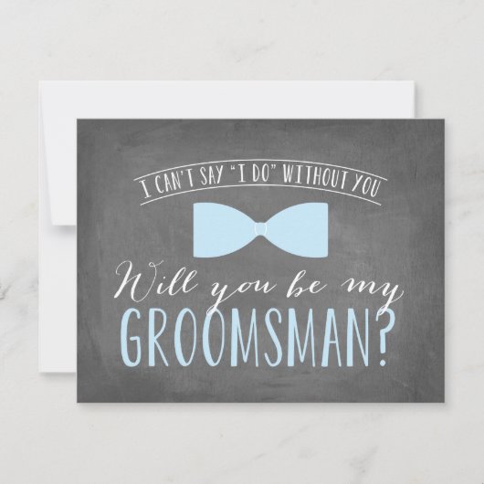 Word jij mijn Groomsman ? | Groomsmen Kaart (Voorkant)
