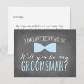 Word jij mijn Groomsman ? | Groomsmen Kaart (Voorkant / Achterkant)