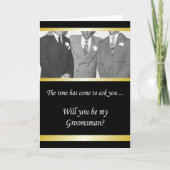 Word jij mijn Groomsman? - stijlvol (Voorkant)