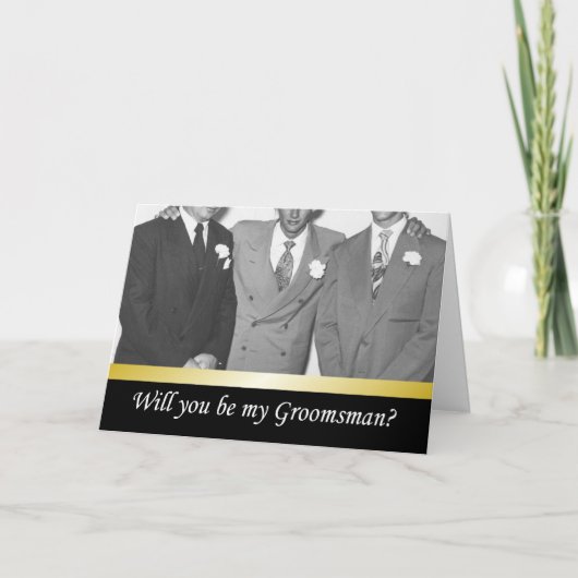 Word jij mijn Groomsmen? - GRAPPIG (Voorkant)